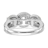 3 Stone Diamond Semi-Mount Engagement Rings