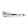 3 Stone Diamond Semi-Mount Engagement Rings