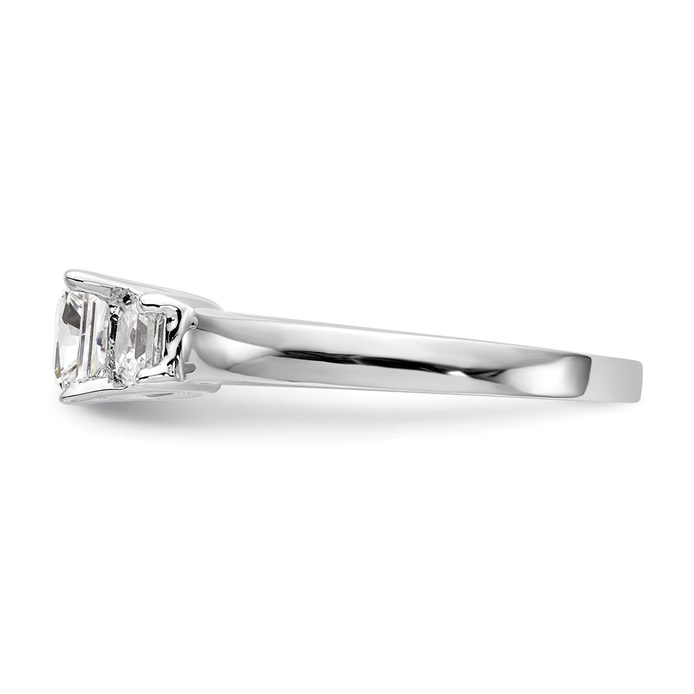 3 Stone Diamond Semi-Mount Engagement Rings
