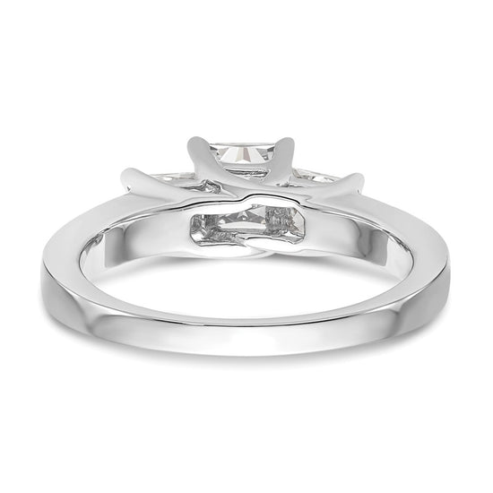 3 Stone Diamond Semi-Mount Engagement Rings