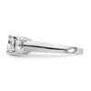 3 Stone Diamond Semi-Mount Engagement Rings