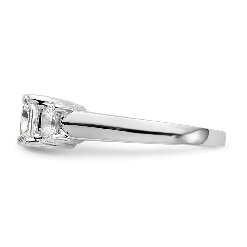 3 Stone Diamond Semi-Mount Engagement Rings