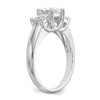 3 Stone Diamond Semi-Mount Engagement Rings