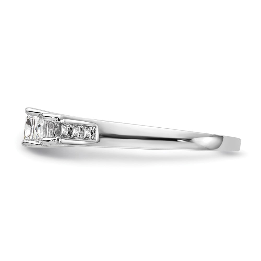 3 Stone Diamond Semi-Mount Engagement Rings