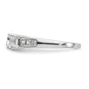 3 Stone Diamond Semi-Mount Engagement Rings