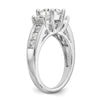 3 Stone Diamond Semi-Mount Engagement Rings
