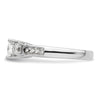3 Stone Diamond Semi-Mount Engagement Rings
