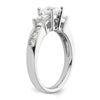3 Stone Diamond Semi-Mount Engagement Rings