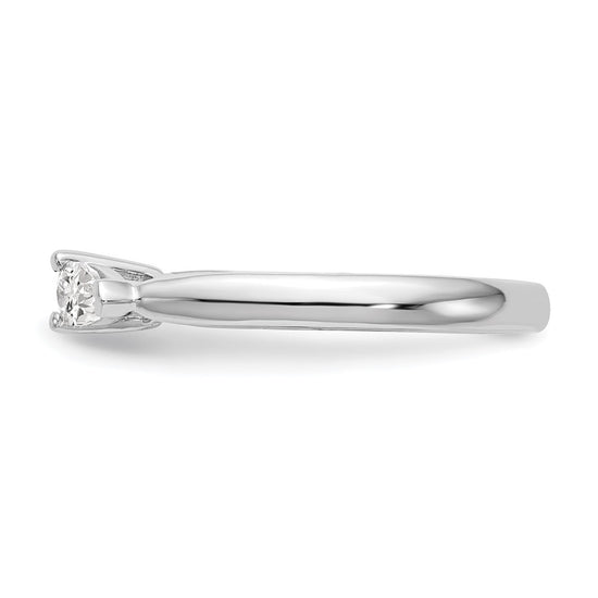 3 Stone Peg Set Semi-Mount Engagement Rings