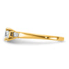 3 Stone Peg Set Semi-Mount Engagement Rings
