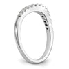14K White Gold 1/3 carat Diamond Complete Wedding Band