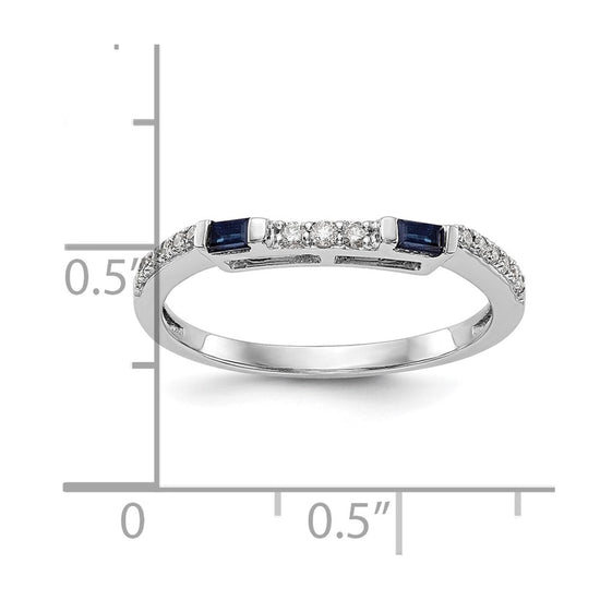 Diamond Sapphire Wedding Bands