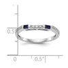 Diamond Sapphire Wedding Bands