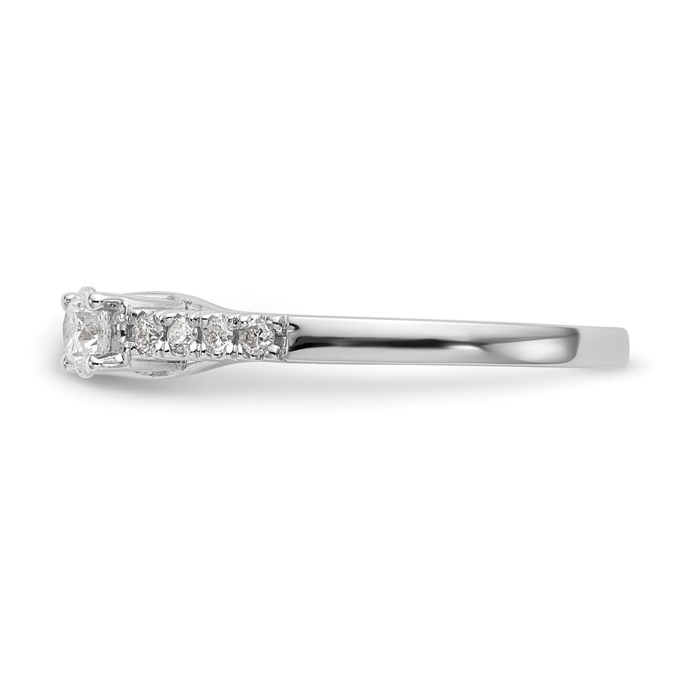 3 Stone Peg Set Semi-Mount Engagement Rings