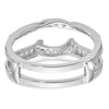 14K White Gold 1/3 carat Diamond Complete Ring Guard