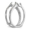 14K White Gold 1/3 carat Diamond Complete Ring Guard