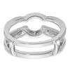 14K White Gold 1/5 carat Diamond Complete Ring Guard