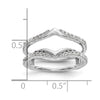14K White Gold 1/3 carat Diamond Complete Ring Guard