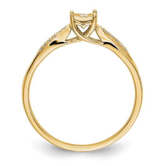10K Complete Diamond Engagement Ring