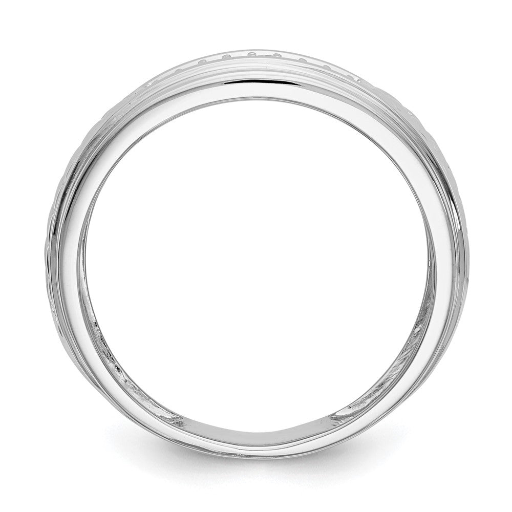 Diamond Trio Men's Wedding Bands