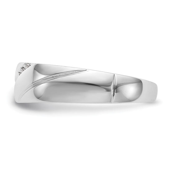 Diamond Trio Men's Wedding Bands
