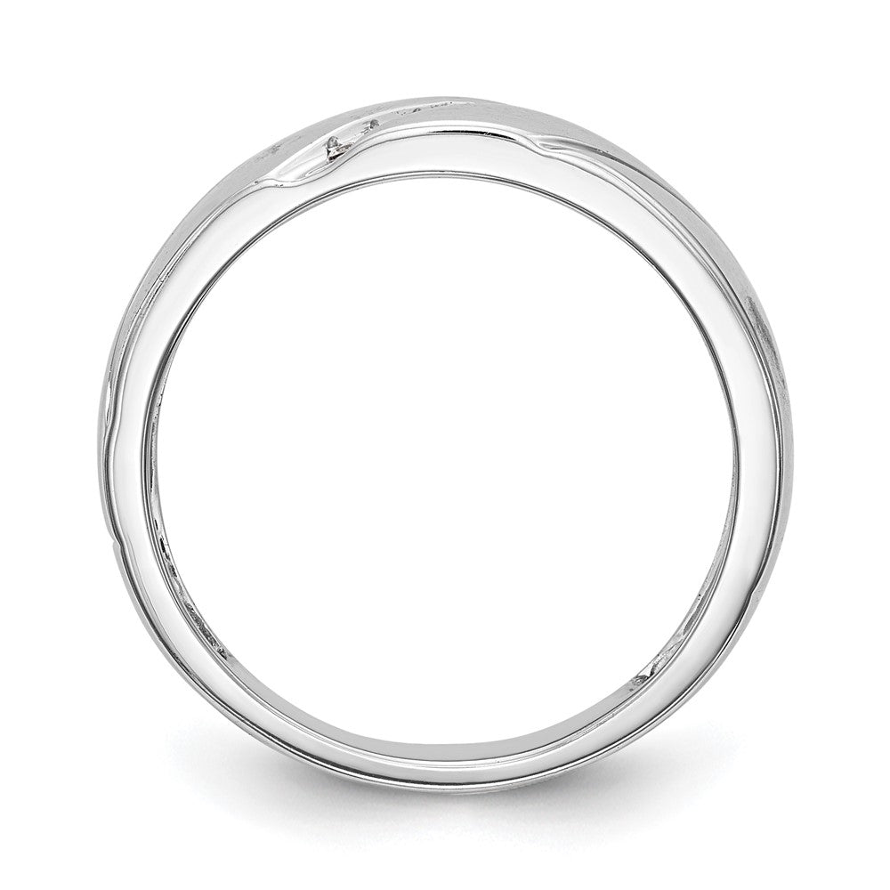 Diamond Trio Men's Wedding Bands