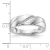Diamond Trio Men's Wedding Bands