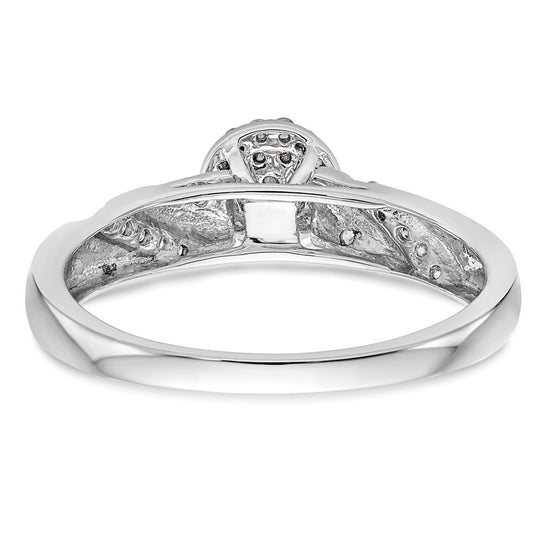 Diamond Trio Cluster Engagement Rings