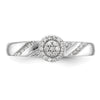 Diamond Trio Cluster Engagement Rings