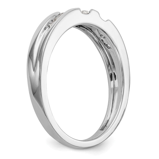 Diamond Trio Men's Wedding Bands
