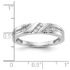 Diamond Trio Men's Wedding Bands