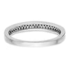 14K White Gold Micro Pave 1/5 carat Complete Diamond Band