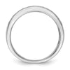 14K White Gold Micro Pave 1 carat Complete Diamond Band