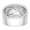 14K White Gold Micro Pave 1 carat Complete Diamond Band