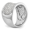 14K White Gold Micro Pave 1 carat Complete Diamond Band