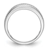 14K White Gold 1/2 carat Complete Diamond Band