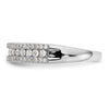 14K White Gold 1/2 carat Complete Diamond Band