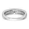 14K White Gold 1/2 carat Complete Diamond Band