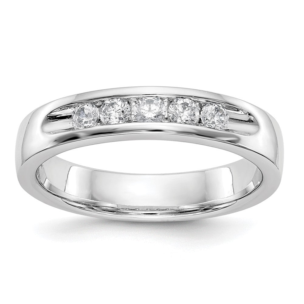 5-Stone Diamond Channel Bands