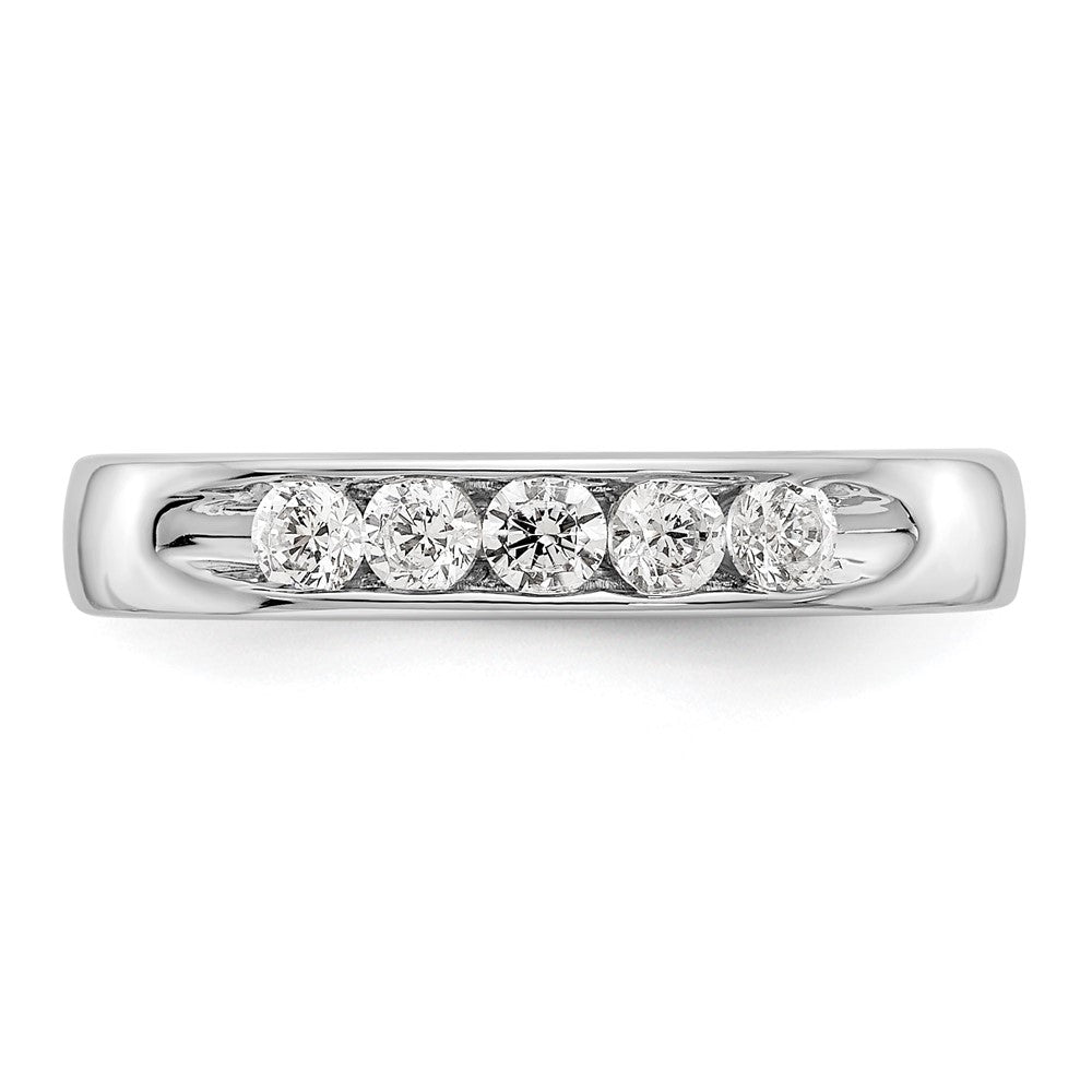 5-Stone Diamond Channel Bands