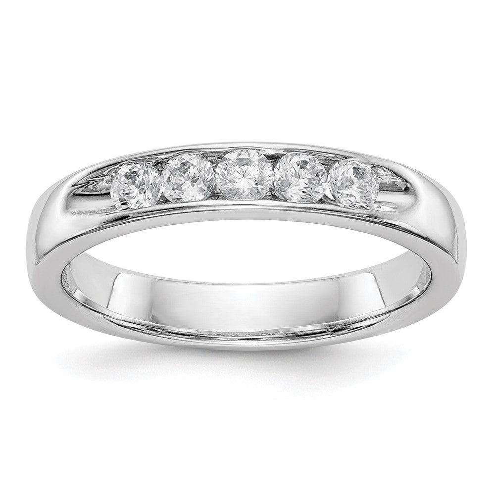 5-Stone Diamond Channel Bands