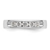 5-Stone Diamond Channel Bands