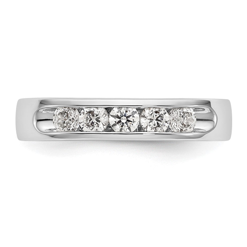 5-Stone Diamond Channel Bands
