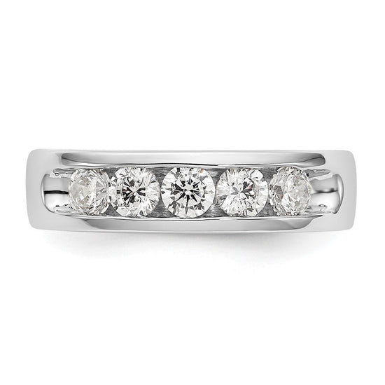5-Stone Diamond Channel Bands