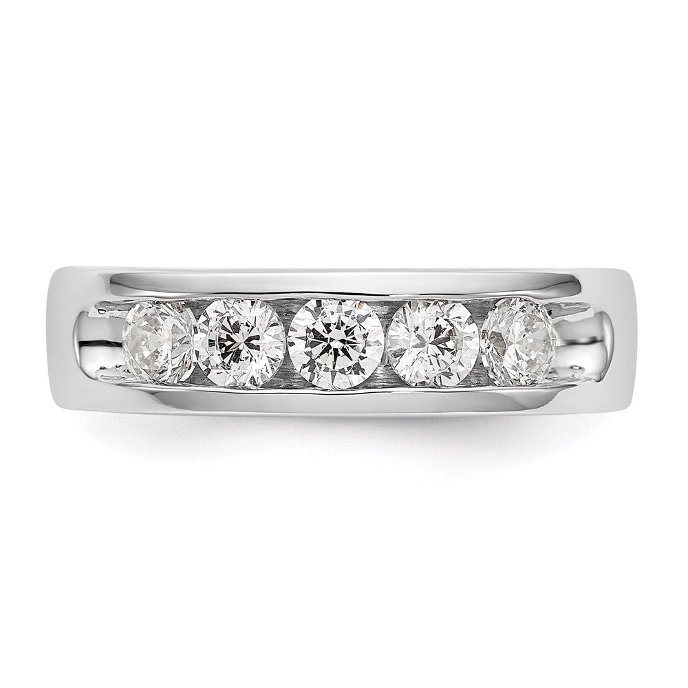 5-Stone Diamond Channel Bands
