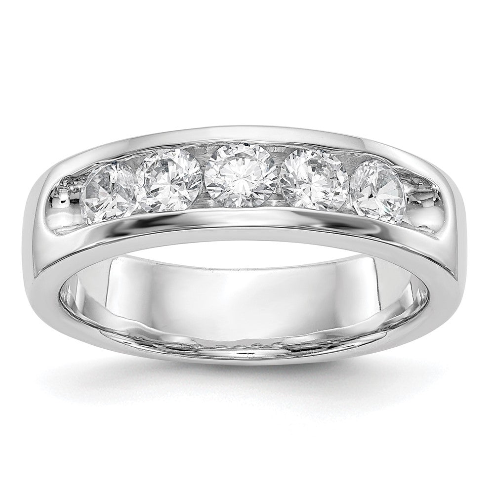 5-Stone Diamond Channel Bands
