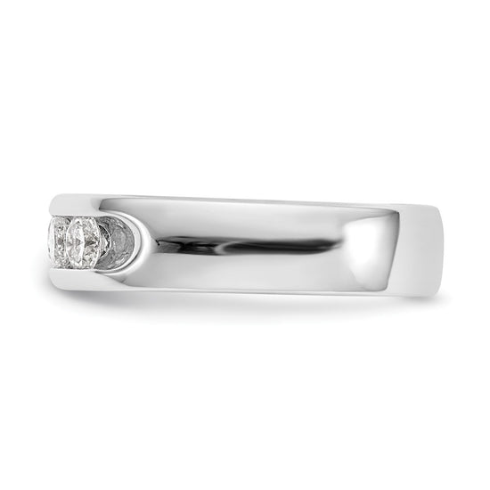 5-Stone Diamond Channel Bands