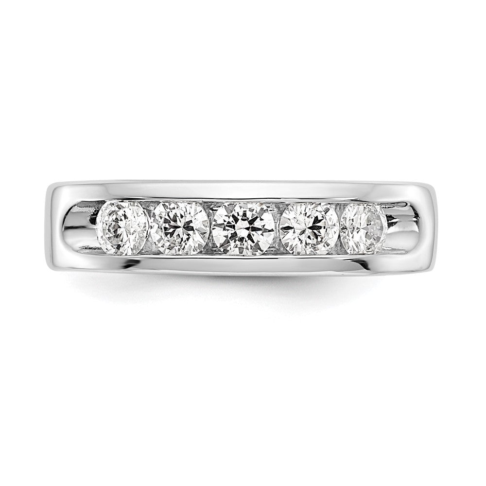 5-Stone Diamond Channel Bands