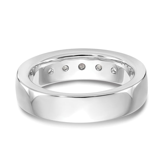 5-Stone Diamond Channel Bands