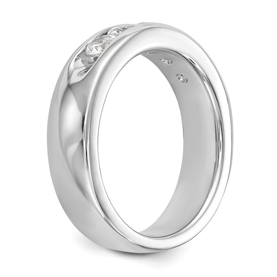 5-Stone Diamond Channel Bands
